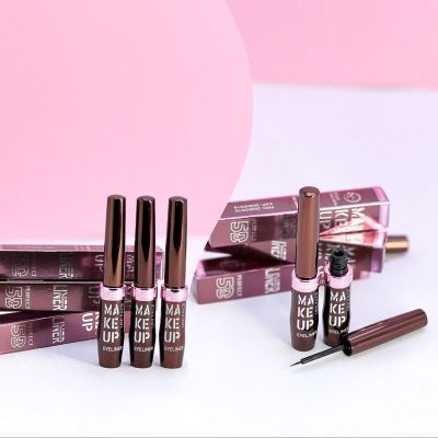 خط چشم مویی فلزی برند میکاپ Makeup مدل 24 ساعته